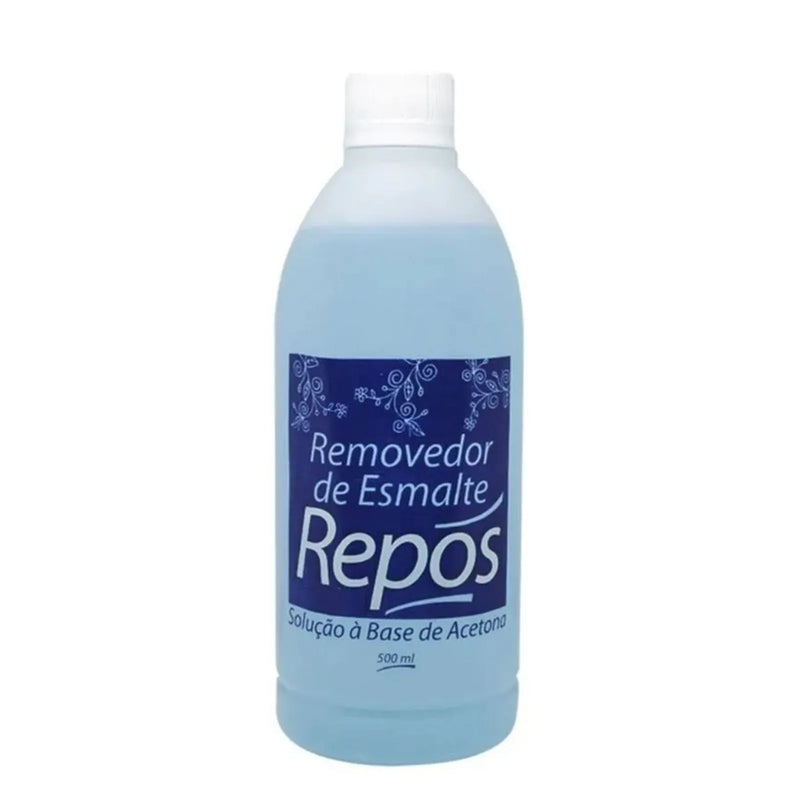 Removedor De Esmaltes Solução À Base De Acetona Repos 500ml