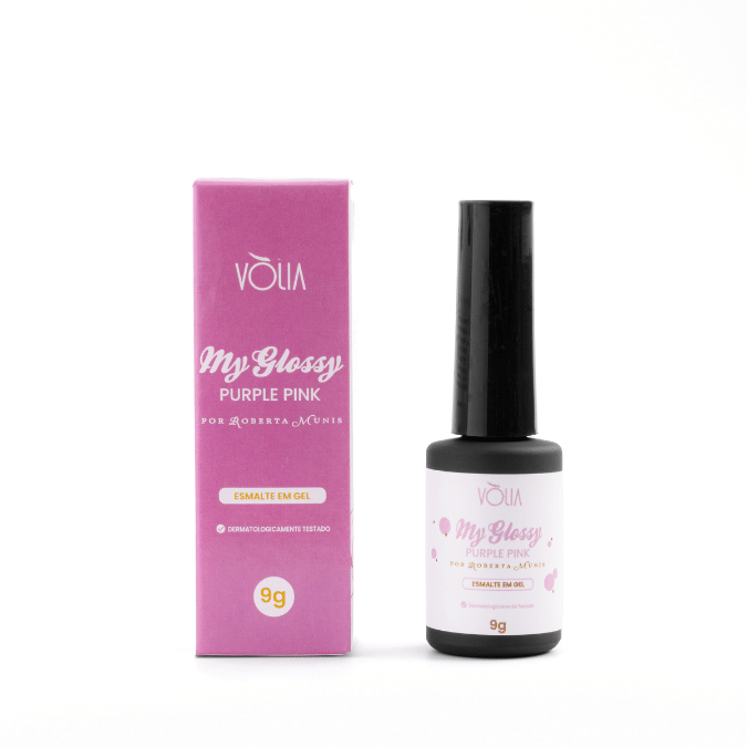 Esmalte LED/UV My Glossy Purple Pink - Vòlia