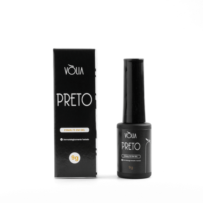 Esmalte LED/UV Preto - Vòlia