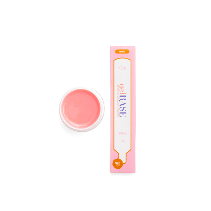 Gel Base Pink – Sachê 12g - Vòlia