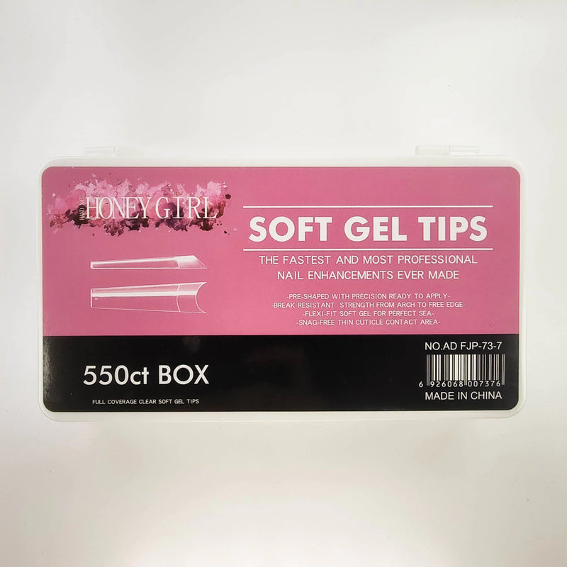 Tips Soft Gel para Unha - Bailarina Extreme Base Fosca - 550 und - Honey Girls