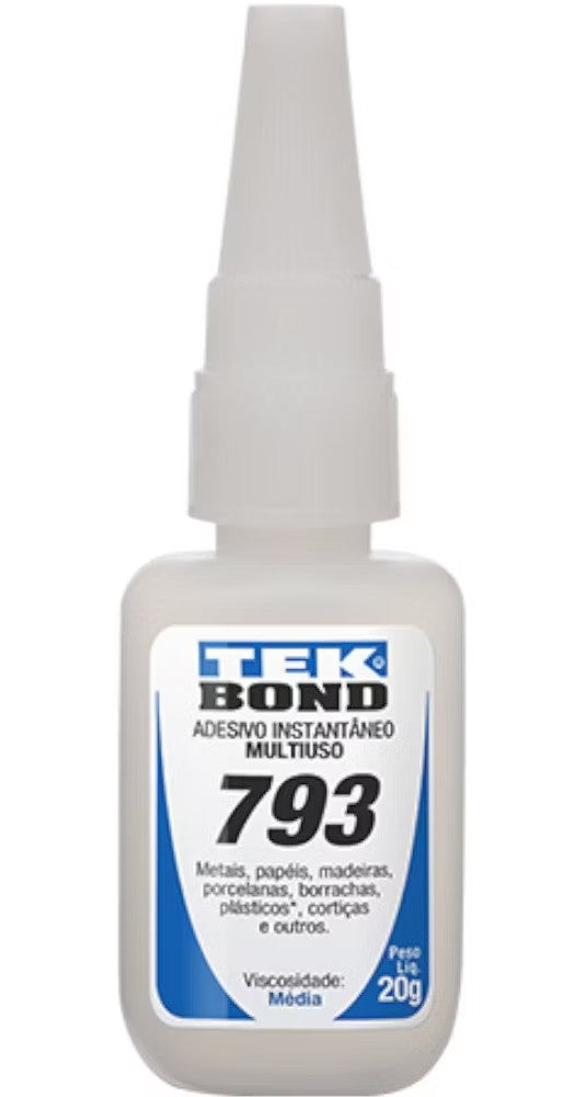 Adesivo Instantaneo TekBond 793 20g B - Bico Fino