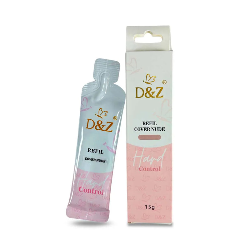 Géis Refil Hard Control D&z 15g Auto Nivelante Sache Unhas Uv