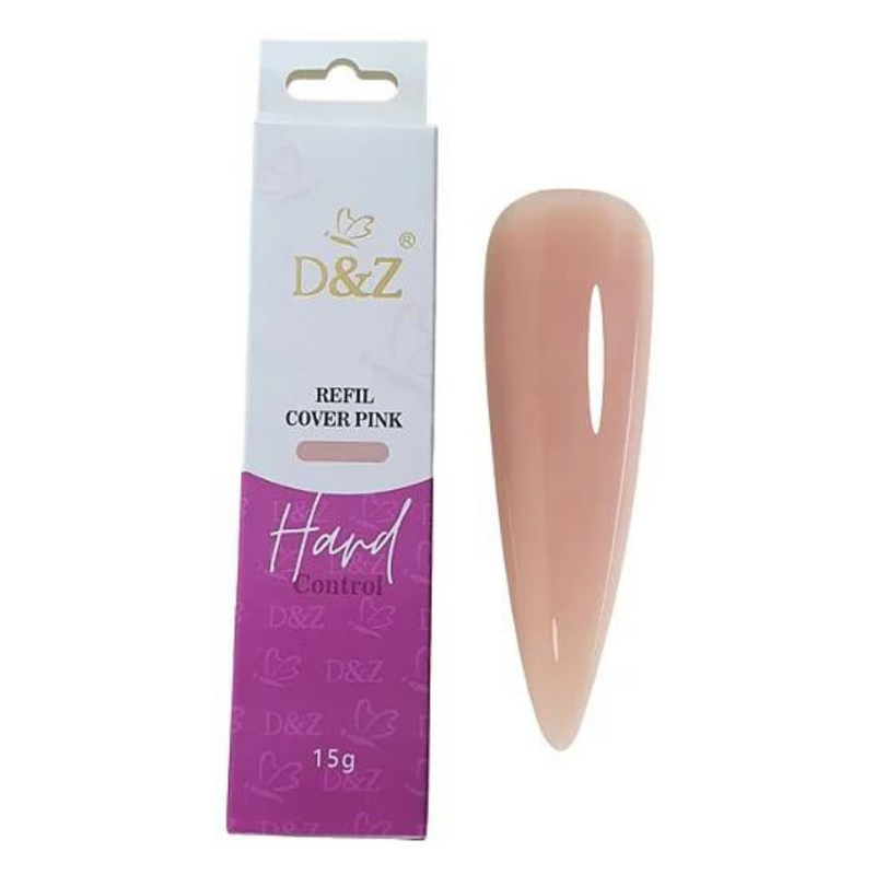 Géis Refil Hard Control D&z 15g Auto Nivelante Sache Unhas Uv