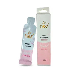 Géis Refil Hard Control D&z 15g Auto Nivelante Sache Unhas Uv