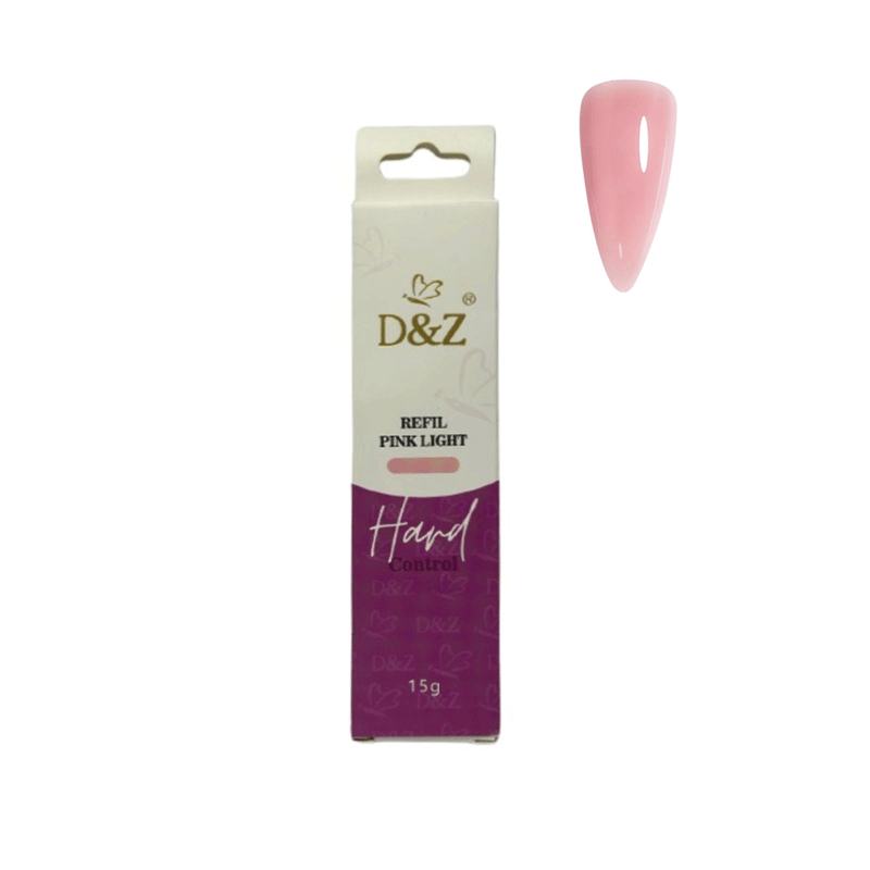 Géis Refil Hard Control D&z 15g Auto Nivelante Sache Unhas Uv