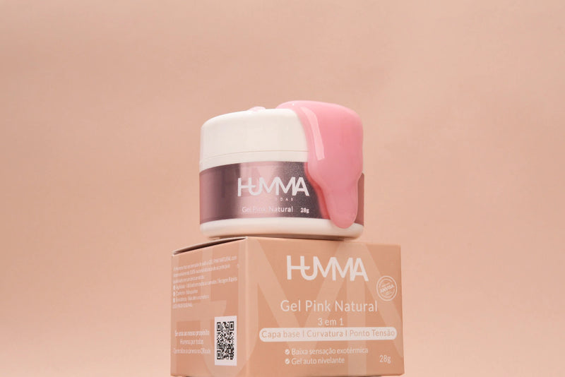 Gel Pink Natural 3 em 1 - 28g  - Humma