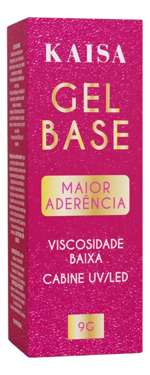 Gel Base Kaisa Luxo 9g Led Uv Maio Aderência Unha Preparador