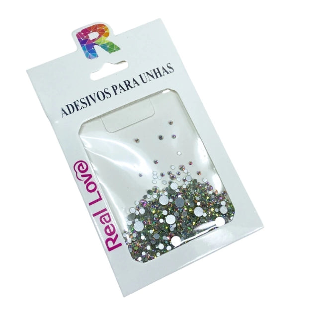 ADESIVO PARA UNHAS CRYSTAL - REAL LOVE