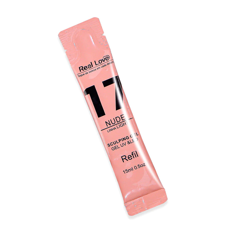 Geis de Alongamento  para Unhas - Refil  Linha Light - 15ml - Real Love