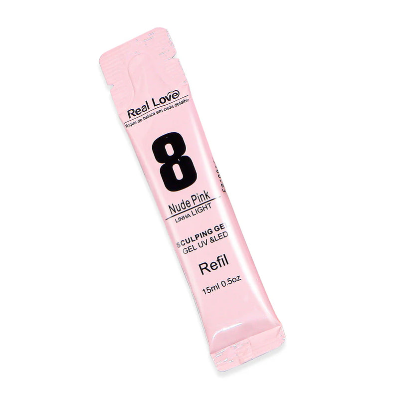 Geis de Alongamento  para Unhas - Refil  Linha Light - 15ml - Real Love